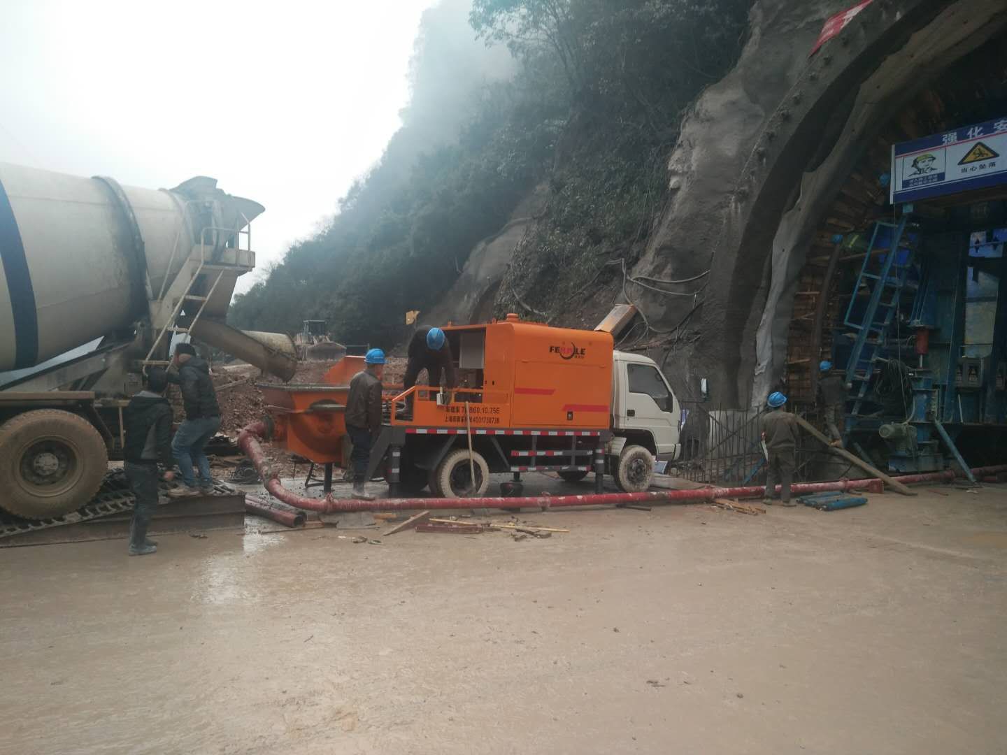 混凝土拖泵